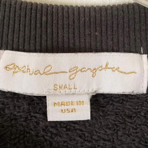 Spiritual Gangster Black Sweatshirt with Colorful Stripes - Picture 2 of 5